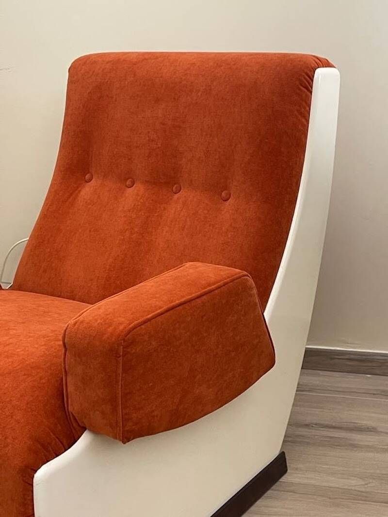 Italian lounge chair from the 1960s - 1970s.