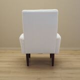 White armchair, Danish design, 1970s, production: Denmark