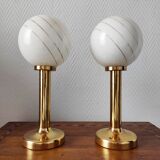 Paire de lampes boules, 1970