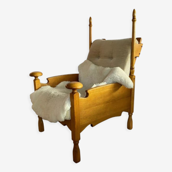 Fauteuil en chêne