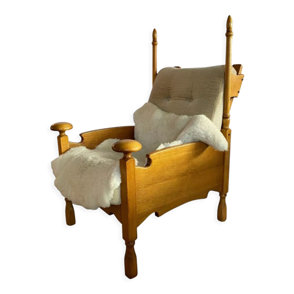 Fauteuil en chêne