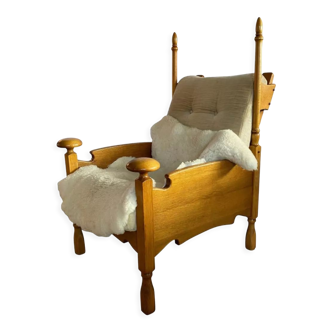 Fauteuil en chêne