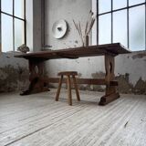 Monastery-style farmhouse table, pine, 210cm