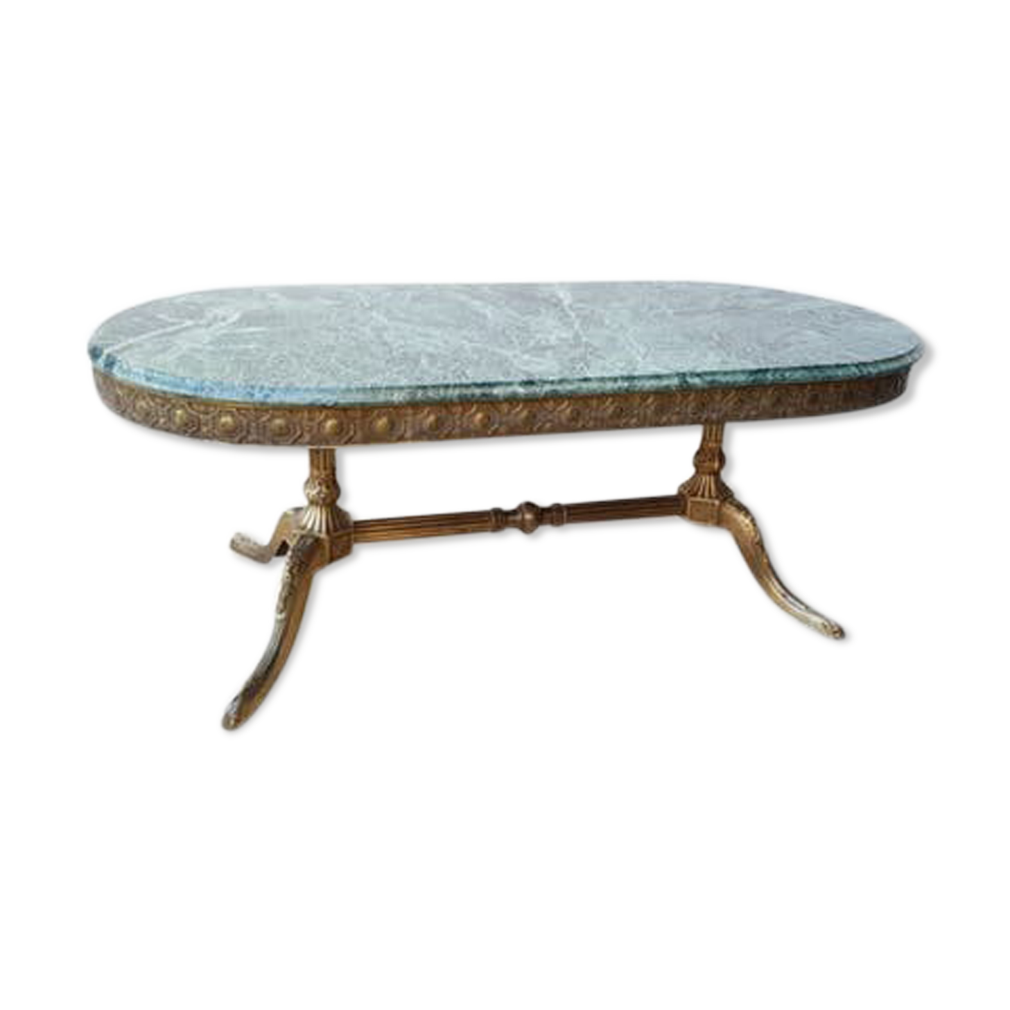 Table basse en marbre vert | Selency