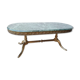 Green marble coffee table
