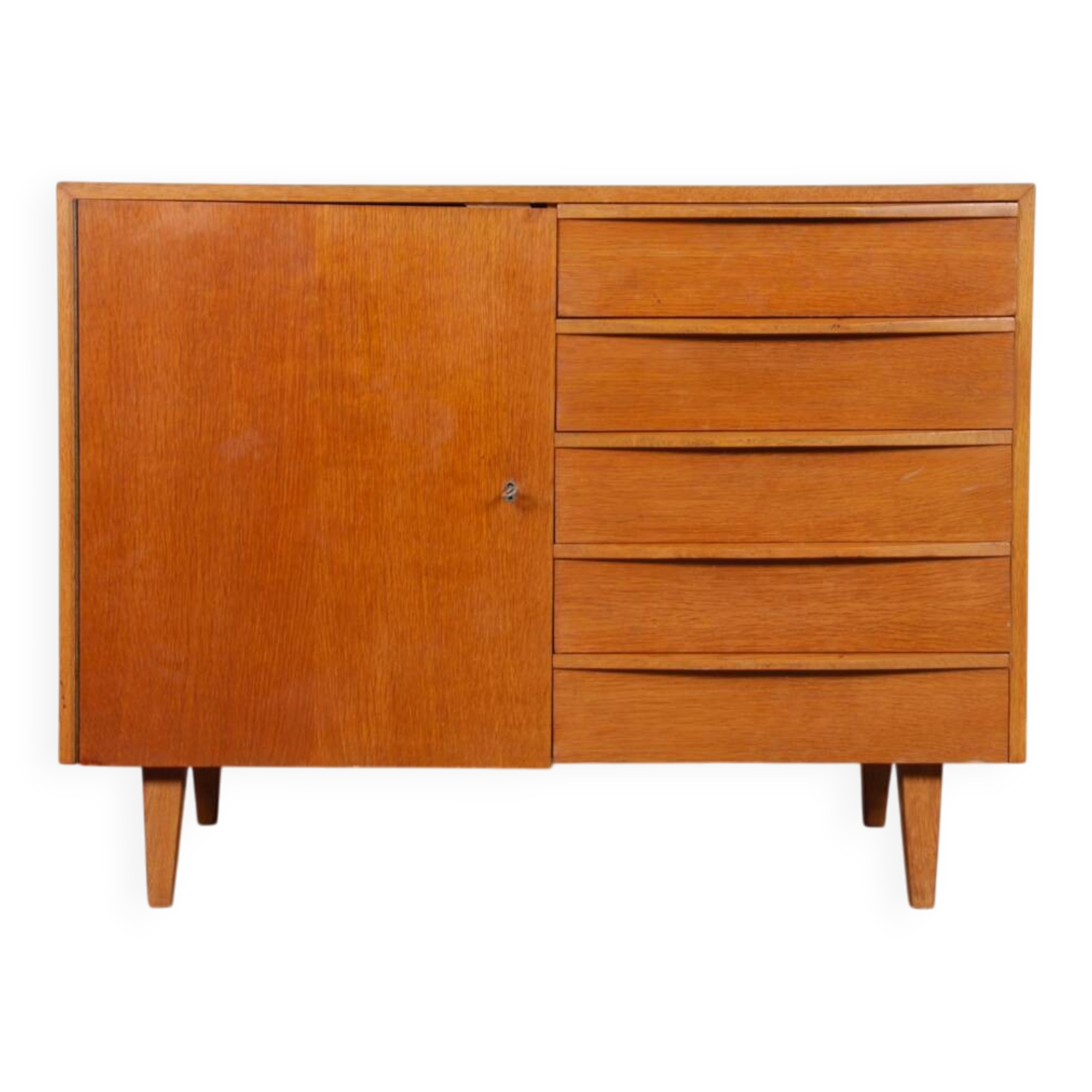 Wooden chest of drawers produced by Drevozpracujici podnik, 1960