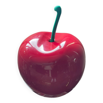 Vintage apple plastic ice bucket 80s