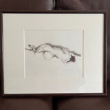 Tableau femme nue allongée