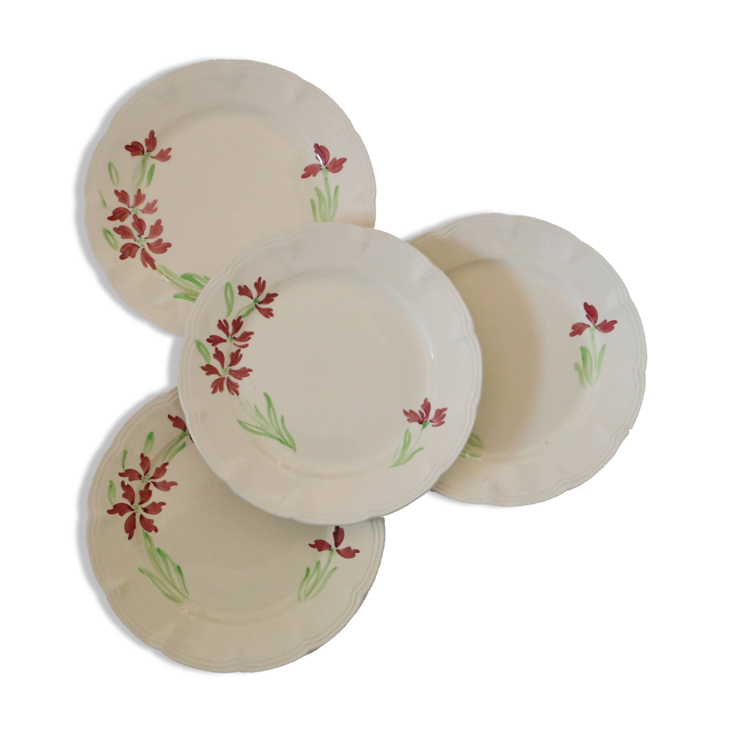 4 assiettes vintage Royal Art Pottery