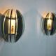 Pair of Veca wall lamps, two-tone murano glass, Italy, 1960