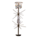 Floor Lamp by René Roubíček, Nový Bor, Glass & Metal, 1960s