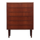 Commode en teck, design danois, années 60, production: Danemark
