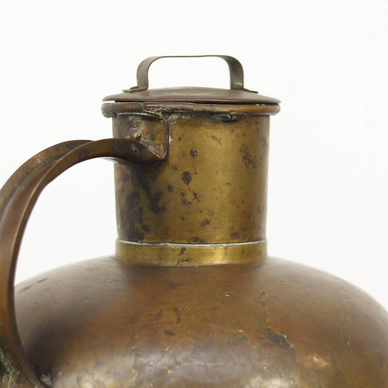 Early 19th century Antique copper milk can