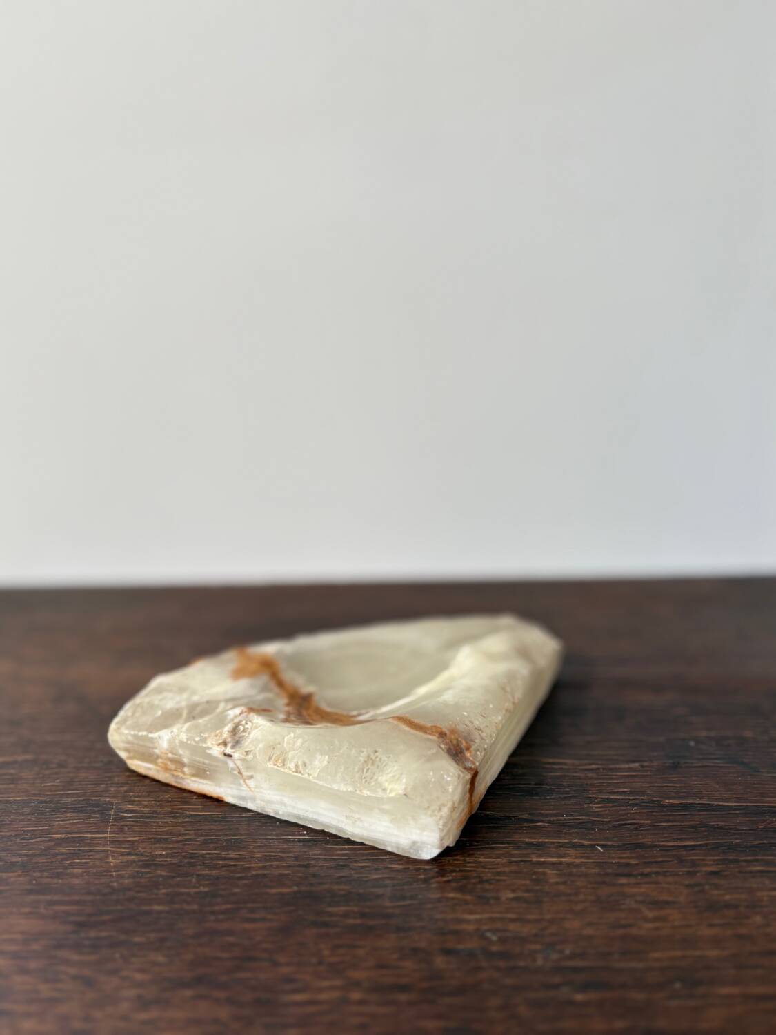 Cendrier en onyx vintage