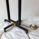 Maison Arlus floor lamp in metal brass and perspex