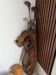 Old golf bag with 7 vintage clubs