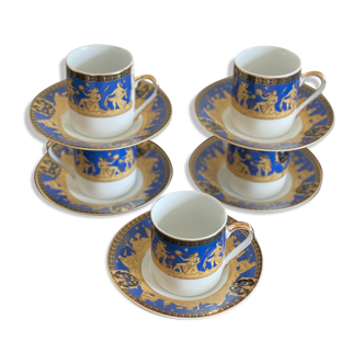 5 cups and under cups in fine porcelain