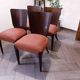 Set of 4 Lollipop Dining Chairs H-214 by Jindřich Halabala