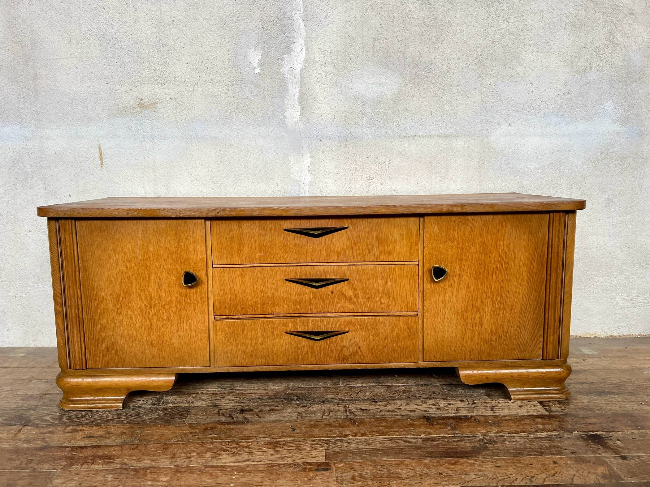 Vintage art deco style hifi TV unit