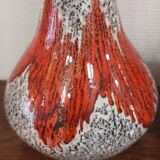 Vintage fat lava vase k369 made in Hungary in the 70s