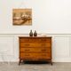 Vintage Scandinavian chest of drawers in solid oak, 1960s.
