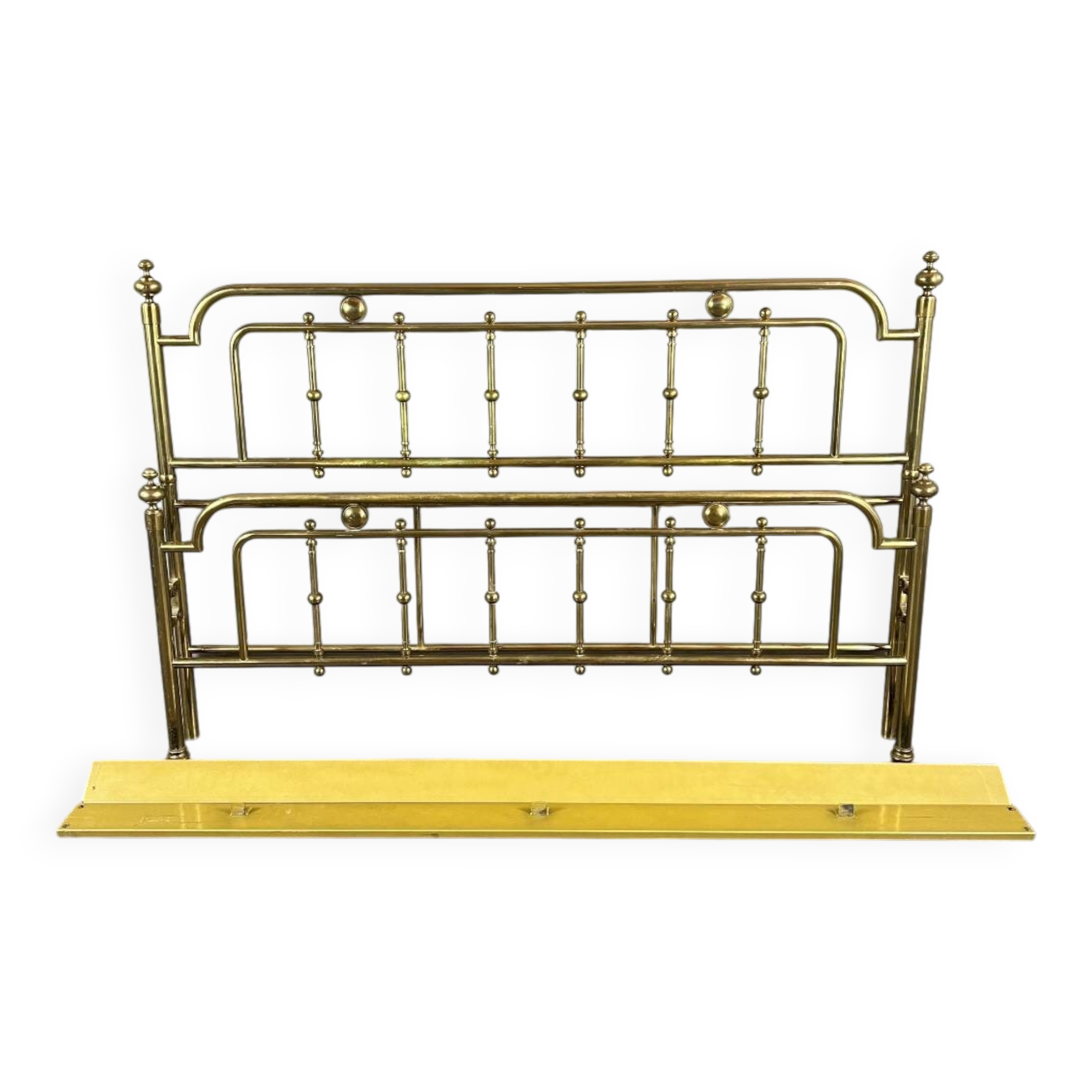 Brass bed, 20th century