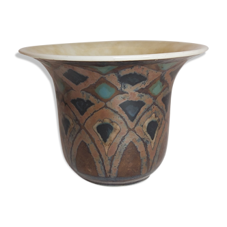 Coupe "Dakar" Camille Tharaud porcelain Limoges
