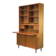 Vintage Teak Bookcase with Desk from Omann Jun, 1960s