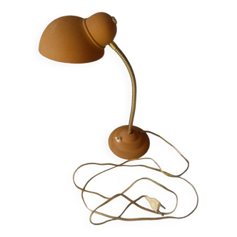 Cocote lamp in lacquered sheet years 60 flexible foot gilded
