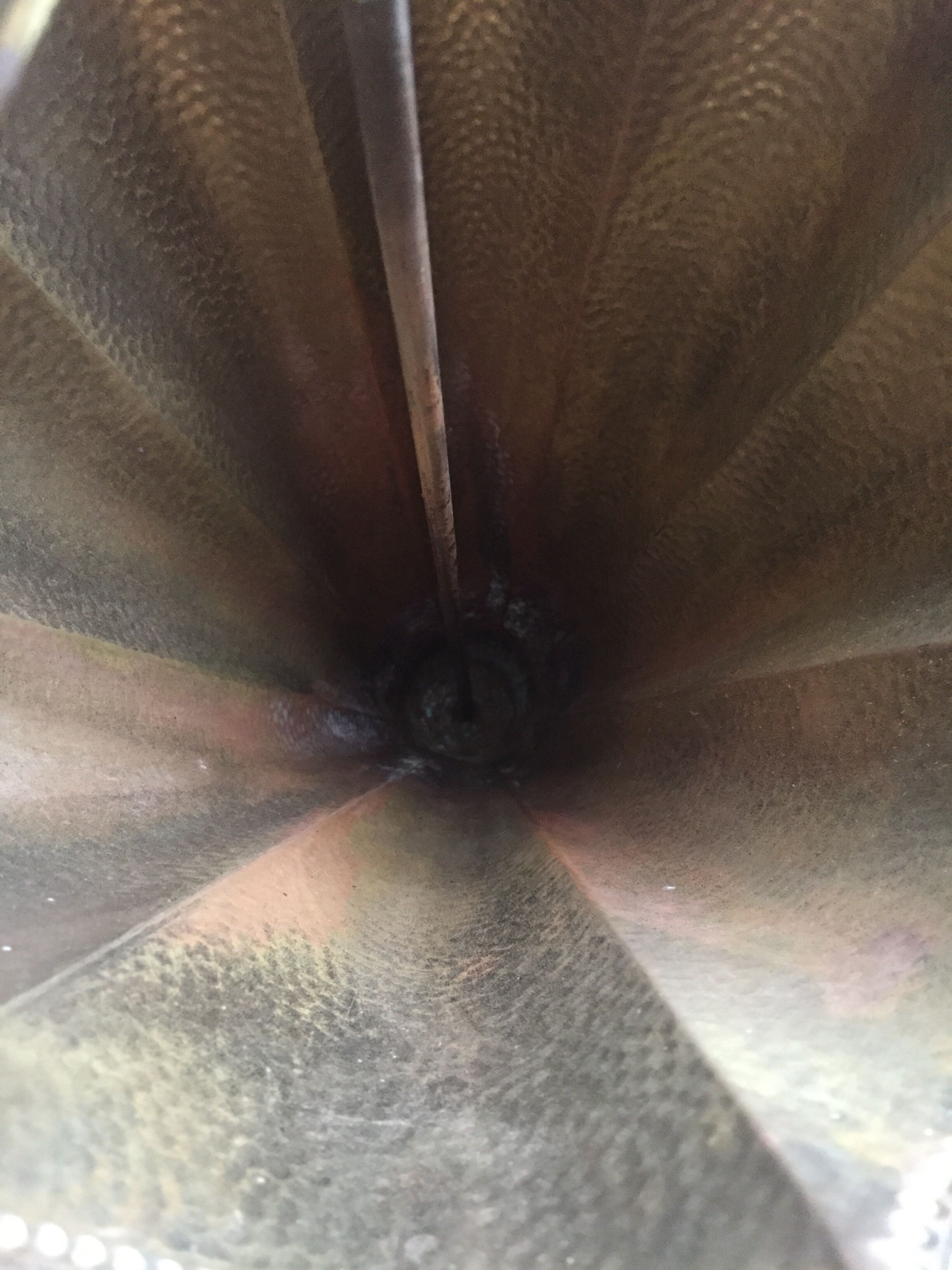 Vintage brass umbrella holder