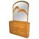 Rattan Dresser with Mirror from Vivai Del Sud, 1970