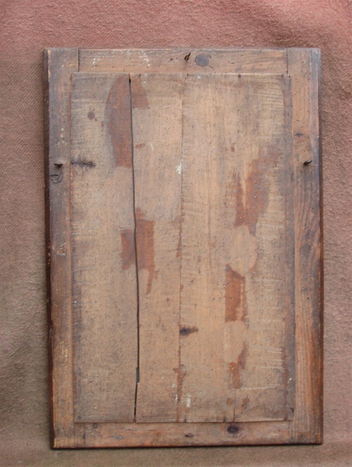 Mirror Louis-Philippe plated walnut and marquetry 69x47cm
