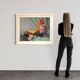 French signed painting still life from the 20th century