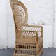 Armchair rotin braided