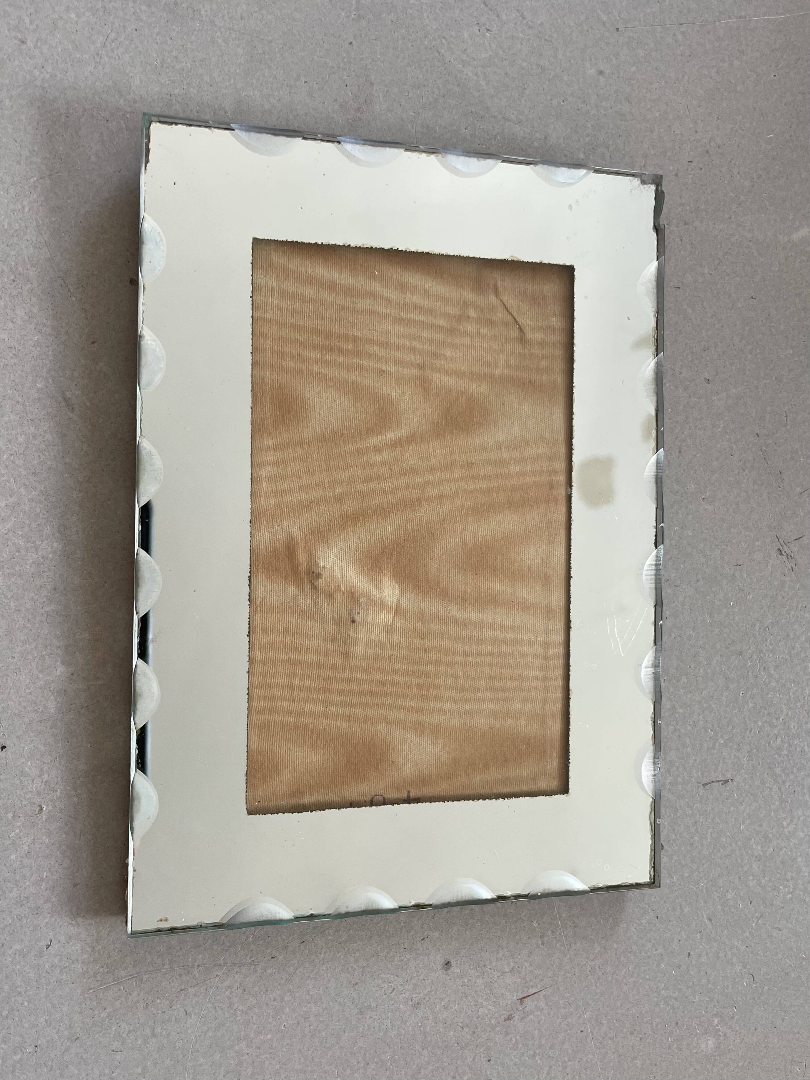 Small old mirror frame to stand
