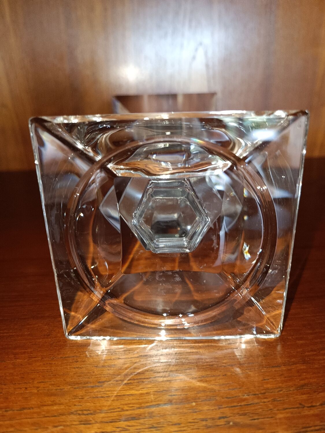Crystal candle holder