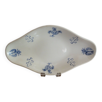Old earthenware bowl KG Lunéville - Empress Service - Lorraine Cross