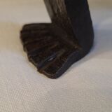 pair of cast iron chenet