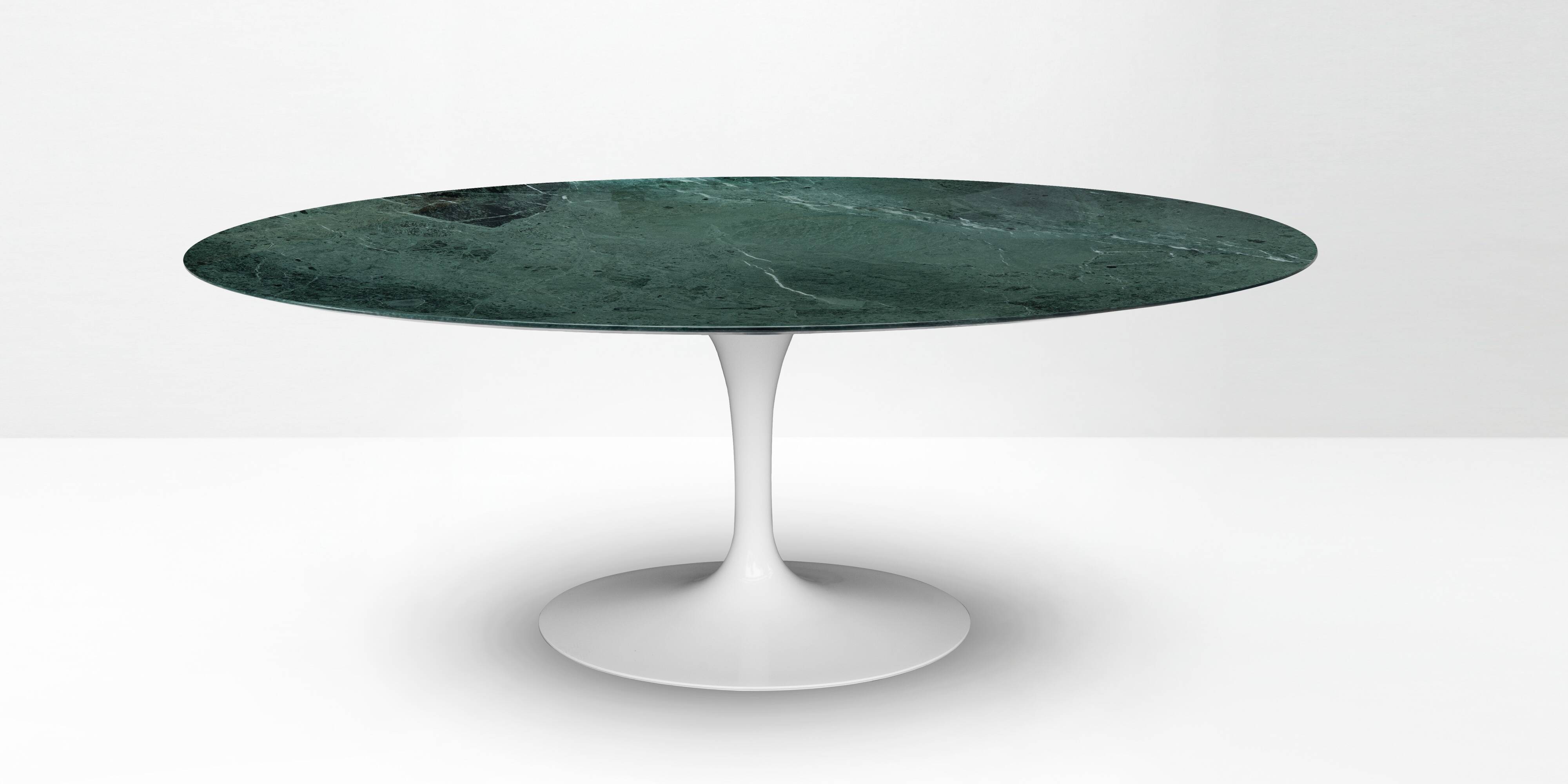 Original oval knoll tulip dining table (244cm) aple verdi gloss like new!!