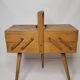 Wooden worker with spindle legs