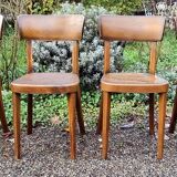 Set of 4 Horgen-Glarus classic model bistro chairs