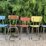 Mismatched formica chairs