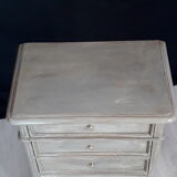 Lacquered semainier bedside