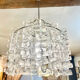 Carlo Nason for Mazzega Murano glass chandelier, Italy 1970.