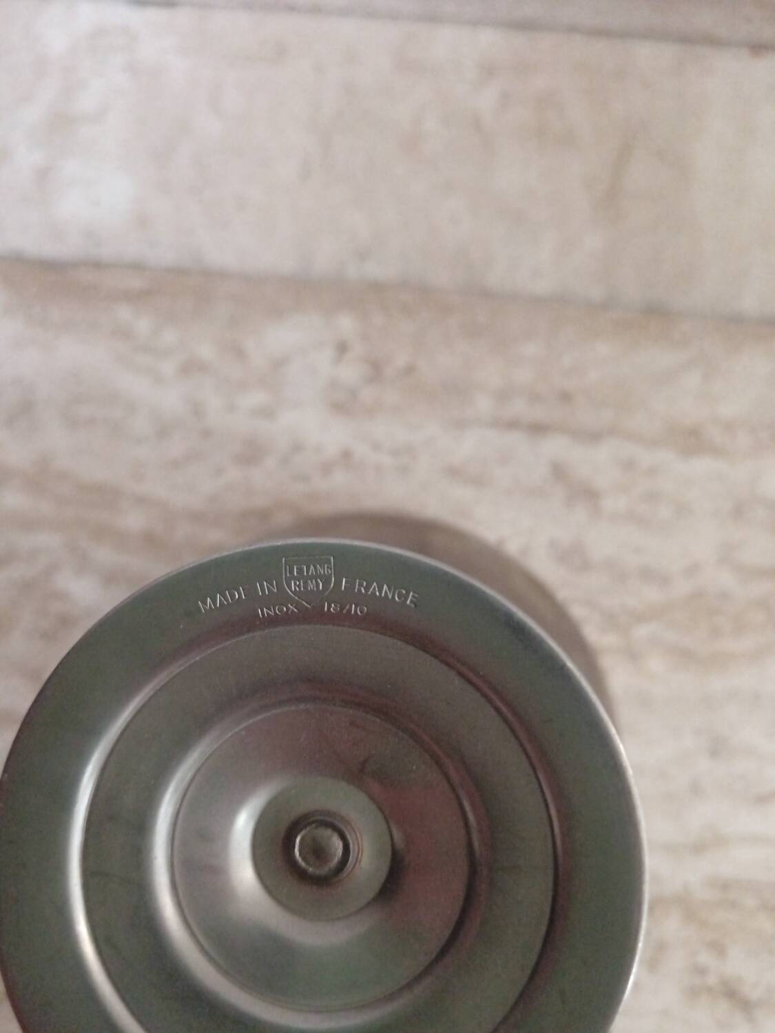 Set of 3 stainless steel cups