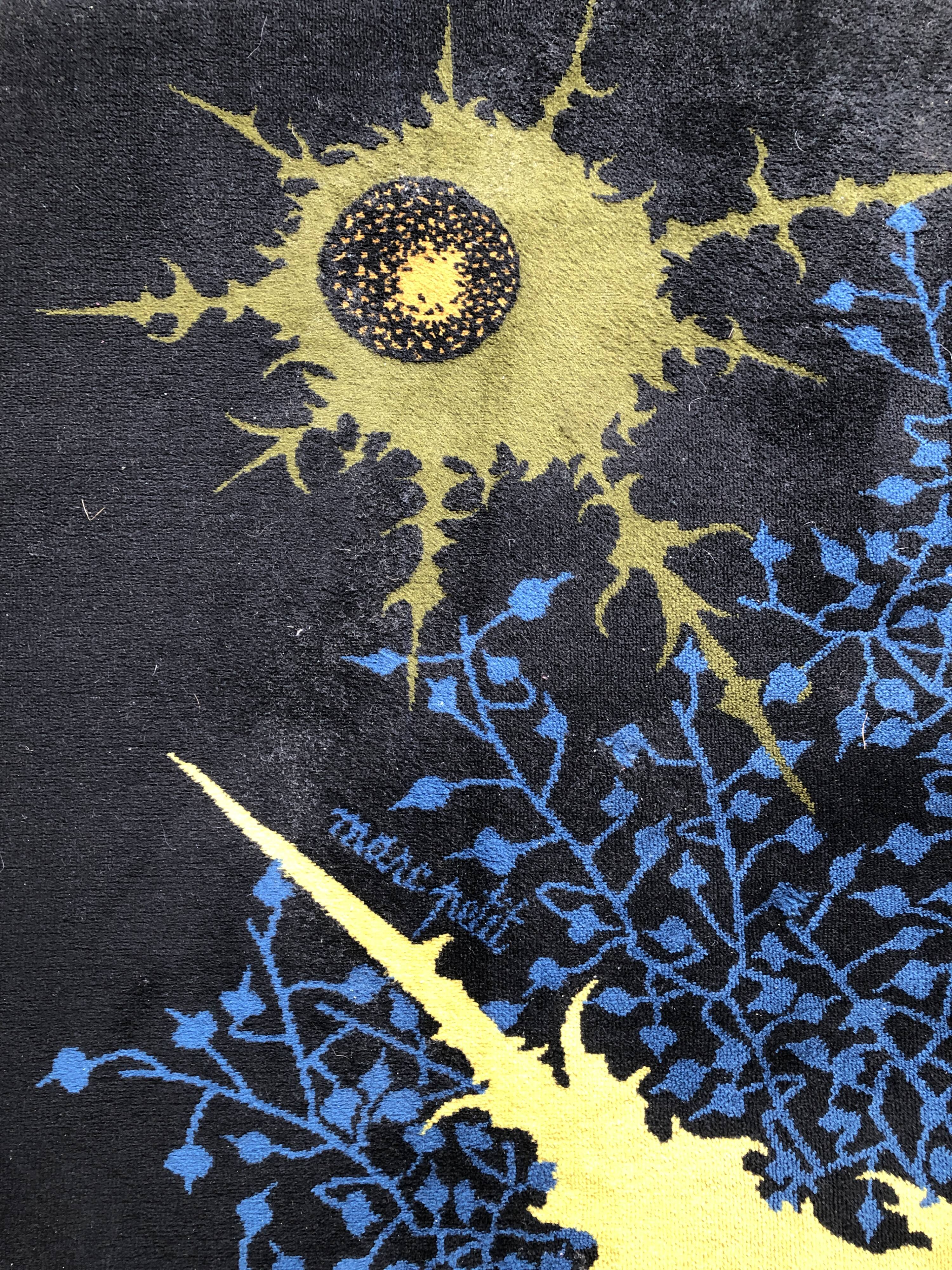Carpet Saturn De Leers by Marc Petit limited edition, 1960 - 300X200cm