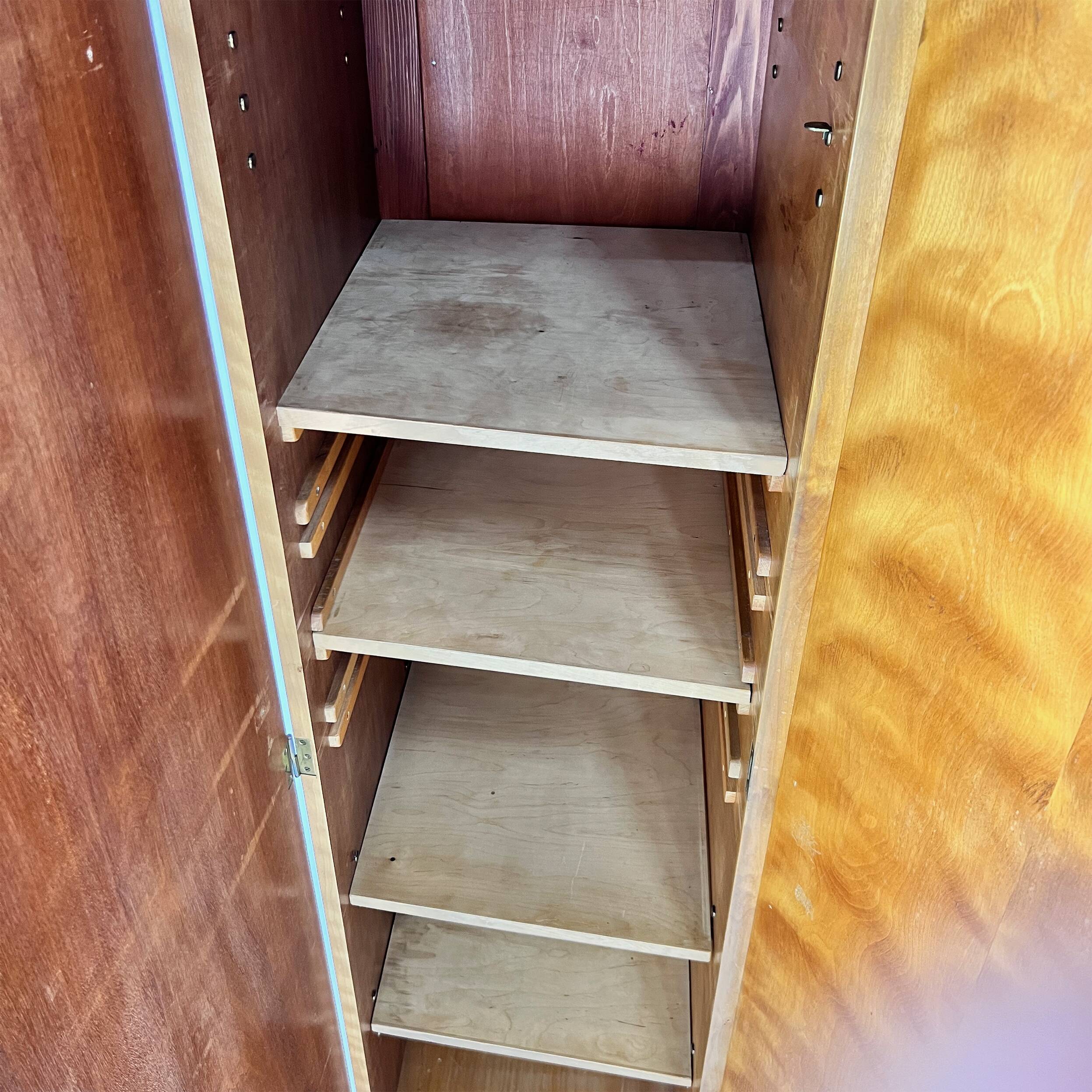 Anthroposophical Handmade Wardrobe, Netherlands, 1940s