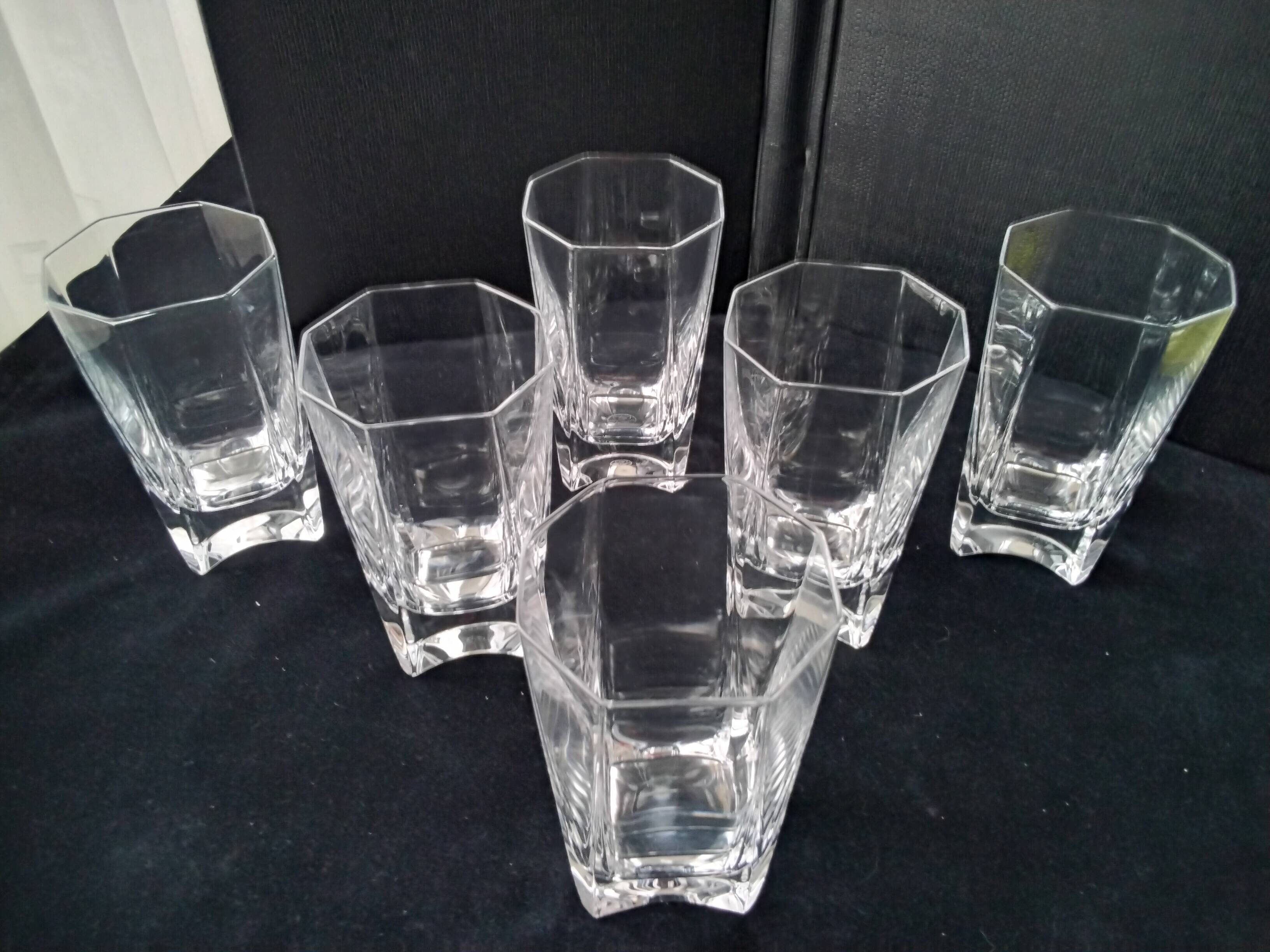 6 Verres forme haute Cristallerie Royale de Champagne  Modèle Louvois