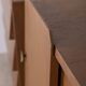 LARGE VINTAGE SIDEBOARD FROM THE 1960S IN TEAK AND BRASS, ITALIAN DESIGN