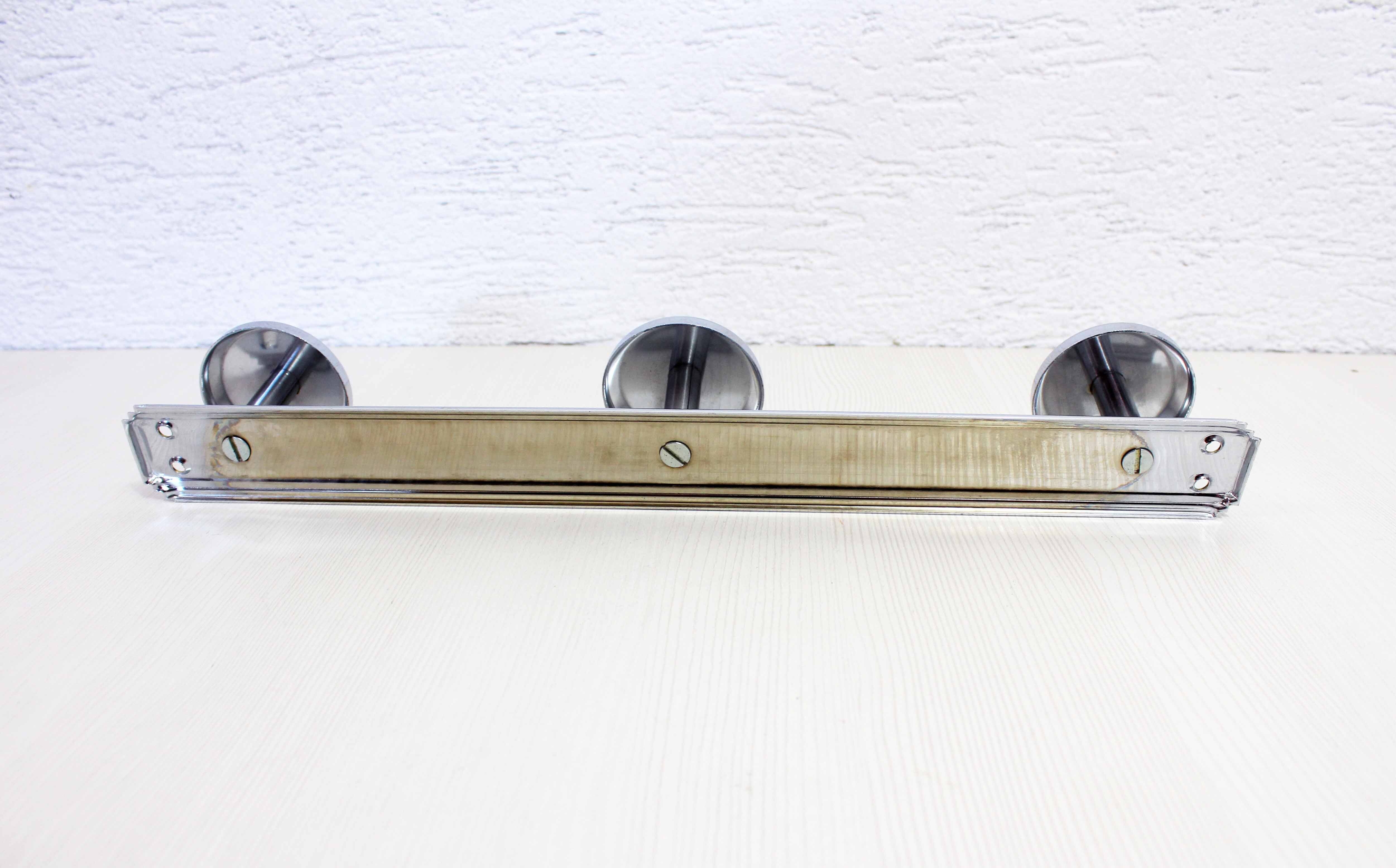 Vintage chrome metal hook